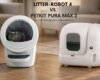 Litter-Robot 4 vs PETKIT Pura Max 2 side by side comparison in a real home environment